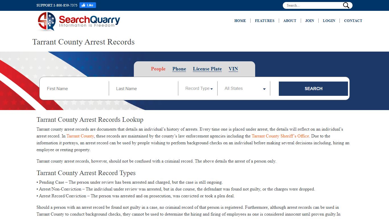 Free Tarrant County Arrest Records | Enter a Name to View Arrest ...